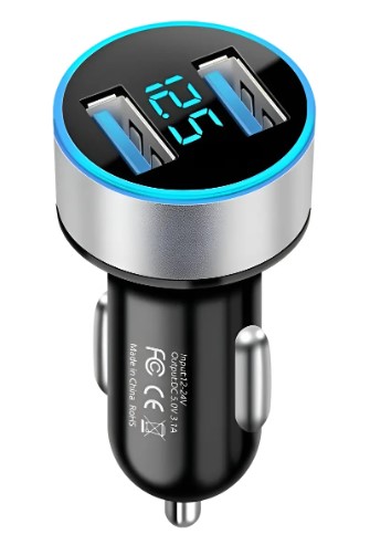 carregador usb voltimetro automotivo