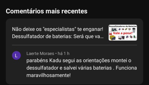 Depoimento Laerte Dessulfatador 2