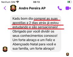 Prova social Andre Pereira Apostilas destaque