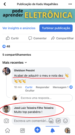 Prova social Gleidson e Jose Luiz